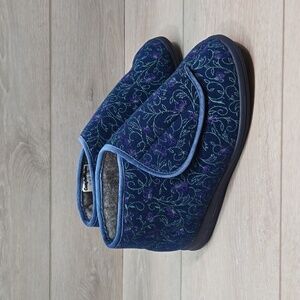 Cozyfeet Women Ankle Floral boots shoes sz 7